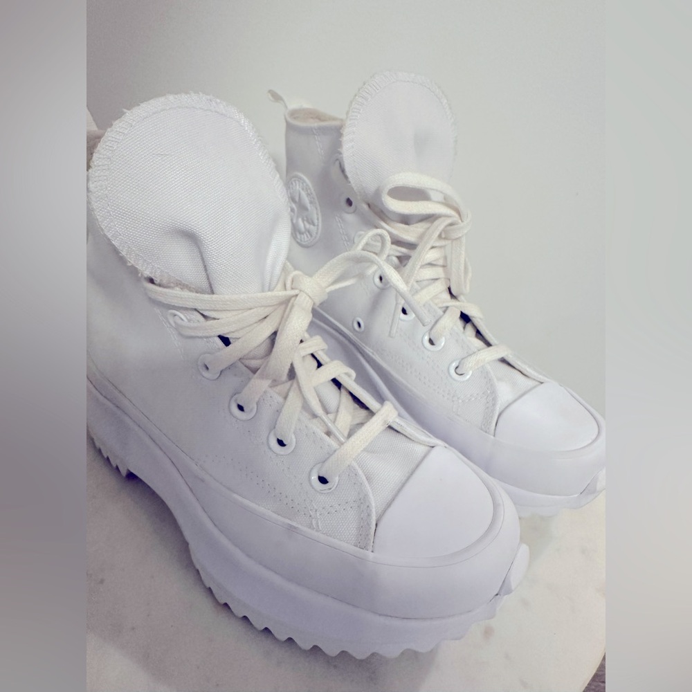 Converse Run Star Hike Hi Top “Triple White”